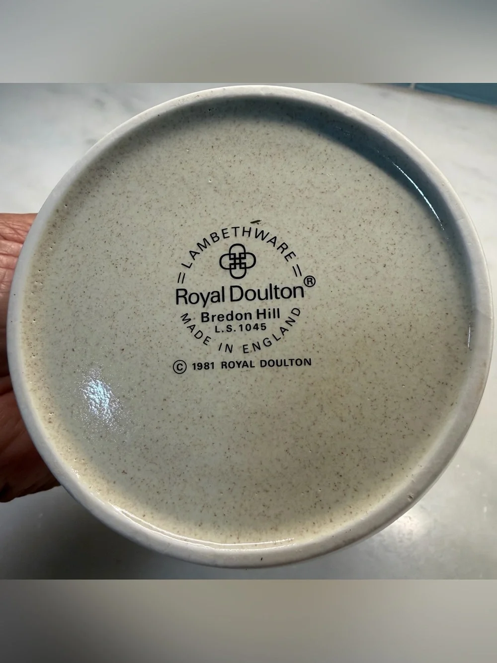 Royal Doulton Cream Ceramic Bowls with Floral Motif